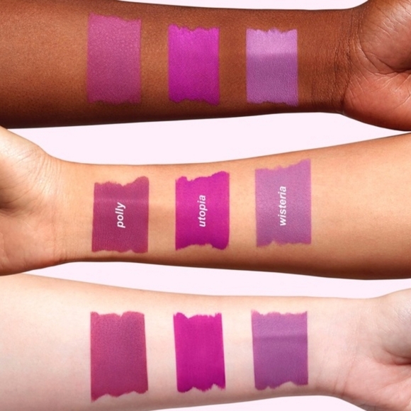 Lime Crime Utopia Bold Fuchsia Matte Lipstick Velvetine Brand New, NO BOX - Picture 3 of 5